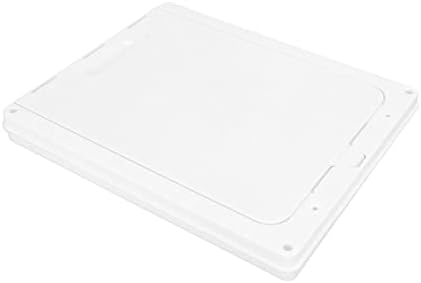 GLOGLOW Automatic Cat Door with 4 Way Locking and Screw Fixing for Dog Proof Pet Food Guard Indoor Use (L)
