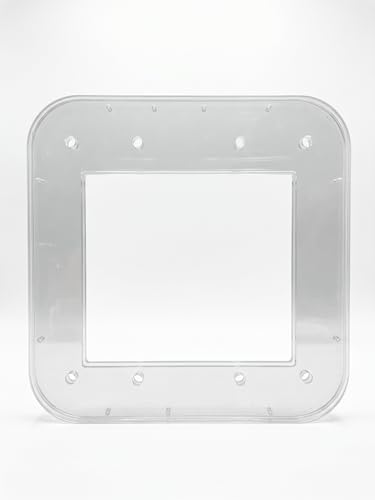 Cat Door Extension Panel for Metal Door Metal Wall, 4 Way Locking Cat Flap Automatic Pet Door