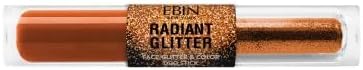 EBIN NEW YORK Secret of Pharaoh Glitter Duo Stick Sand Goddess | Dual-Ended Primer & Glitter Face Makeup Stick | Creamy Long-Lasting Shimmer Finish | Vegan & Cruelty-Free