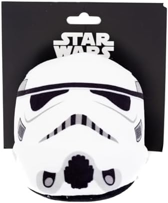 Star Wars Dog Toy, Stormtrooper Helmet White Pet Toy, Plush, 5.5" x 6"