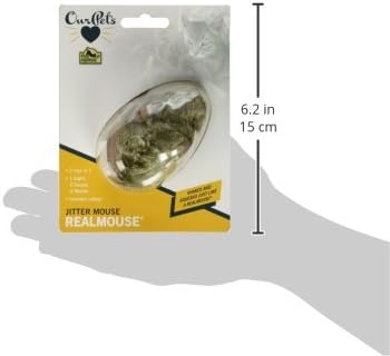 Our Pets Play-N-Squeak Jitter Mouse Interactive Cat Toy