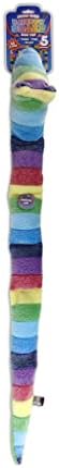 Bow Wow Pet Squeaky Snake Dog Toy - Tug, Fetch & Teasing Toy - 35 Inches