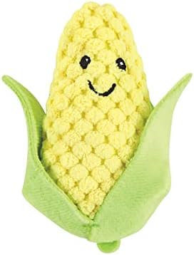 Luvable Friends Unisex Baby Squeaky Plush Dog Toy With Rope