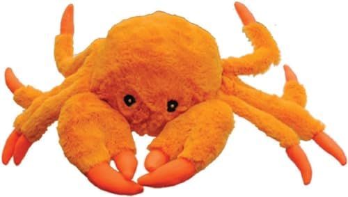 Jolly Pets Tug-A-Mal Crab Squeaky Tug Dog Toy, Large