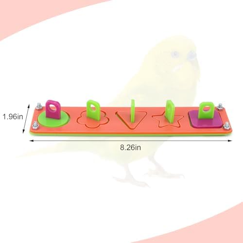 Hypeety Bird Intelligence Training Toys Parrot Learning Block Puzzles