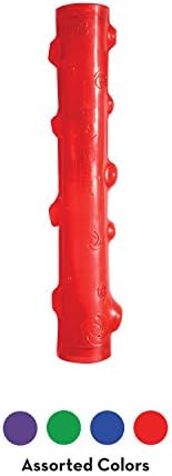 KONG - Squeezz Stick - Strong Squeaky Dog Toy, Squeaks even if punctured - For Large Dogs (Assorted Colors)
