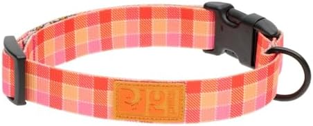RC Pets Eco Clip Collar | Adjustable, Durable, Earth-Friendly | Medium, 1-Inch, Gleeful Gingham