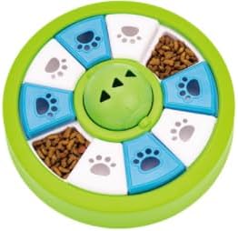 Interactive Dog Treat Puzzle Toys, Dog Enrichment Toys with Spinning Bell