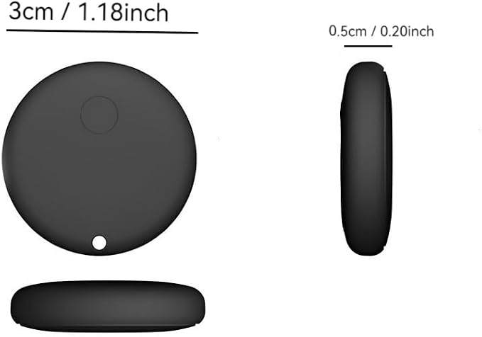 Mini GPS Tracker for Vehicles Compatible with Find My (iOS Only), 4 Pack | Hidden Tracking Device for Vehicles, Car Tracker No Subscription, Vehicle Tracker with Audio for Kid, Pet, Key, Luggage, Bag