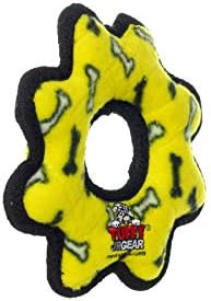 TUFFY® : Gear Ring Dog Toy: Ultra Durable Plush Toy with Multiple Layers & Reinforced Seams, Washable and Floats, Original Construction