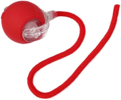 Automatic Interactive Rolling Cats Toys Ball for Indoor, Electric Automatic Rolling Pet Toy, 360° Smart Interactive Rolling Dog Ball Durable and Safe Material for Cat and Dog(Red)