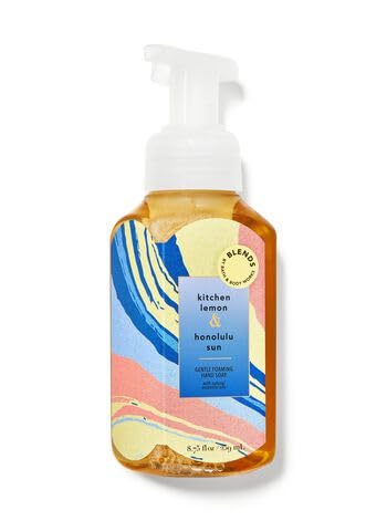 Bath & Body Works Gentle Foaming Hand Soap 8.75 oz (KItchen Lemon & Honolulu Sun)