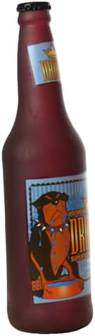 SILLY SQUEAKERS Tuffy 2 Pack Beer Bottle Dog Toy: Squeaky Dog Toy, Washable and Floats, Vinyl
