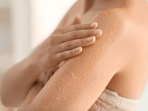 SpaScriptions Turmeric & Collagen Body Oil - After Shower Infused Body Oil for Nourished, Even Tone Skin, Hydrating Lightweight Non-Greasy Daily Moisturizer for Women in Premium Glass Bottle, 8 oz