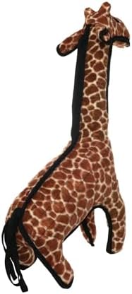 TUFFY® - Original : Giraffe Dog Toy : Ultra Durable Plush Dog Toy with Multiple Layers & Reinforced Seams, Washable and Floats, Original Construction