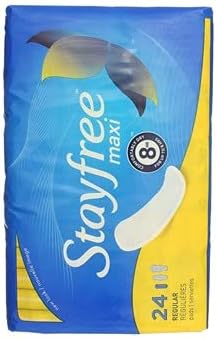 Stayfree Reg Maxi Pad 24c Size 24ct Stayfree Regular Maxi Pad 24ct