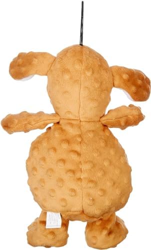 Pet Lou Dog Plush Toys,Interactive Stuffed Dog Squeaky Toys Chew Dog Toys for Medium Dog Small Large Dogs,Dotty Friends Dog Toy (12 INCH, Dotty Friends-Dog)