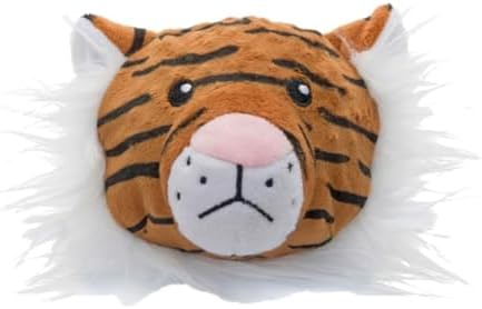 fabdog Dog Faballs Squeaker Pet Stuffed Toys – Soft, Colorful Dog Plush Toy with Cotton Covering – Decorative Fluffy Toy for Dogs – Small to Large (Lion, Small)