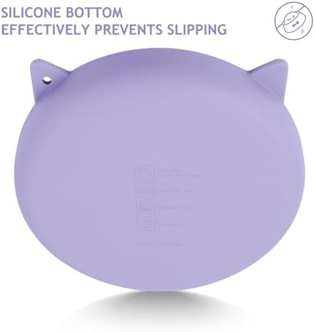 Coomazy Slow Feeder Cat Bowl Silicone Pet Puzzle Feeder for Slow Eating