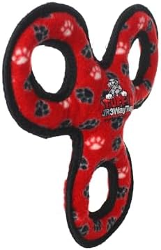 TUFFY® : 3Way Tug Dog Toy: Ultra Durable Plush Toy with Multiple Layers & Reinforced Seams, Washable and Floats, Original Construction