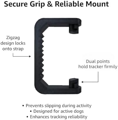 Dog Collar and Harness Adapter Compatible with Fi Smart Collar - Includes Narrow, Normal, and Wide Sizes for Any Strap Thickness - Quick Installation, Stable and Reliable (Wide Version)