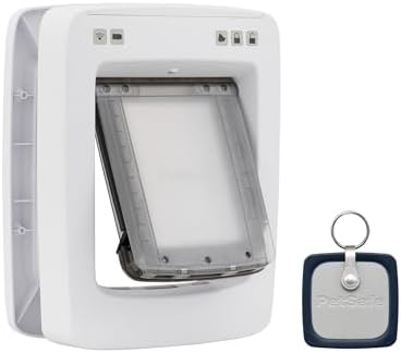PetSafe SmartDoor Connected Pet Door, App Controlled, Medium | Selective Entry/Exit, Custom Schedules, Remote Lock & Phone Notifications via My PetSafe App, Multi-Pet Friendly