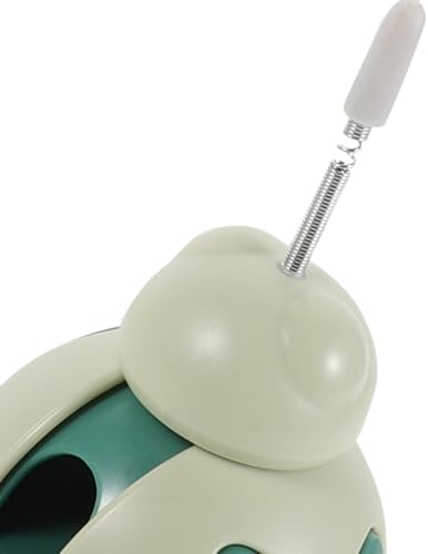 Beetle Shape Cat Treat Dispenser Interactive Plastic