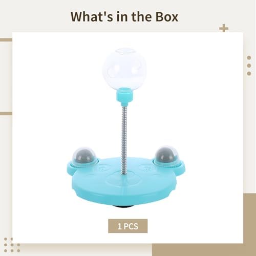 Cat Treat Dispenser Toy, Cat Feeding Ball with Catnip, Interactive Cat Toys, Cat Slow Feeder, Ideal for Cat Play and Stimulate Mental