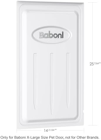 Baboni Metal Closing Panel Pet Door Cover (X-Large) - Only for Baboni X-Large Pet Door