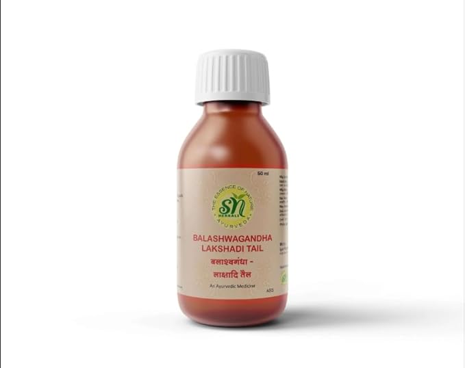 Bala Ashwagandha Lakshadi Tail – 50 ml | Ayurvedic Herbal Massage Oil for Body Nourishment & Relaxation | Traditional Wellness Blend