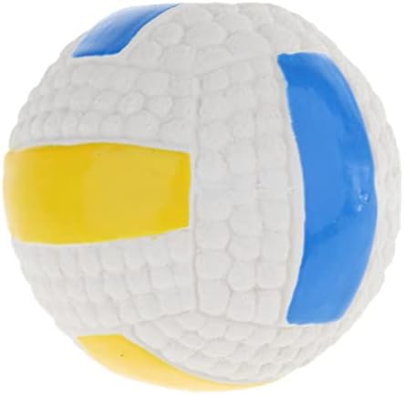 Squeaky Dog Toy Volleyball, Foot Toy for Medium and Large Dogs, Interactive Dog Ball Toy for Chewing, Fetch, Playtime and Outdoor Training, Pet Sound Toy for Dogs