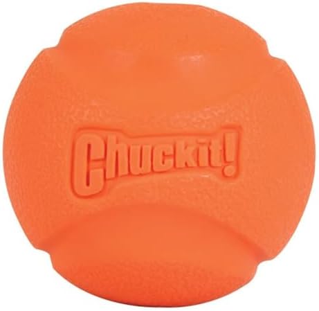 Chuckit! High-Bounce Rubber Fetch Ball Dog Toy, Large 3in, for Big Dogs