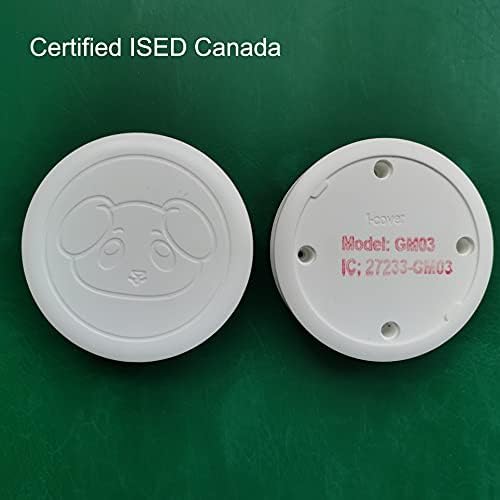 Dog Door Bell, Wireless Doggie Doorbells for Potty Training, Door Bell for Dogs to Go Outside, Dog Bells (White, 1 Receiver + 2 Transmitters)