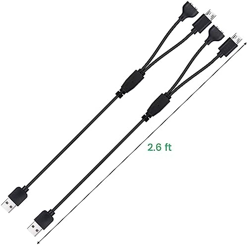 2-Pack Charger for NVK Dog Training Collar, Magnetic Cable for UKE Collar