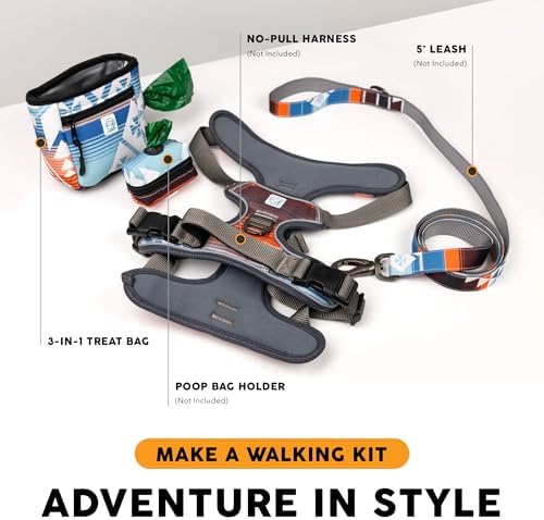 Embark Dog Treat Pouch - Waterproof Training Bag & Portable Water Bowl