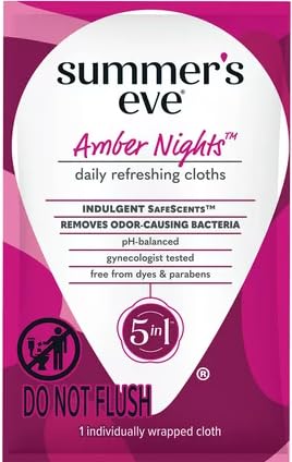 Women's intimate cleaning, feminine wash wipes + King Combo QR code (Summer's Eve Lovers (8 assorted wipes))