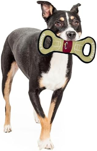 Pets First NBA Miami Heats Field Toy. - Tough Nylon Pet Toy with Double Trim Stitching & Inner Squeaker, One Size