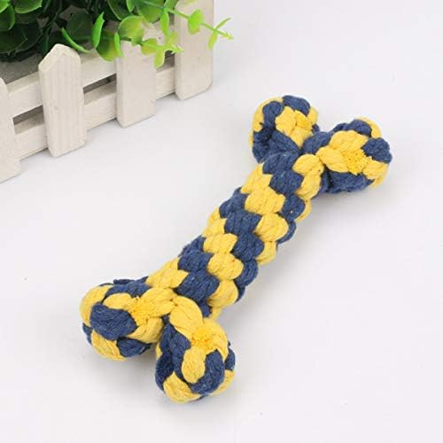 Dog Rope Toy, Dog Toys Bone Pet Teeth Cleaning Toy 2 PC for Puppy