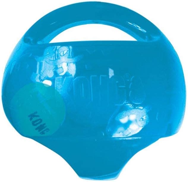KONG Jumbler Ball, Interactive Fetch Toy, for Medium/Large Dogs, Assorted | Interactive Fetch Toy with a Tennis Ball Inside, Great for Engaging Dog & Puppy Playtime, Color May Vary