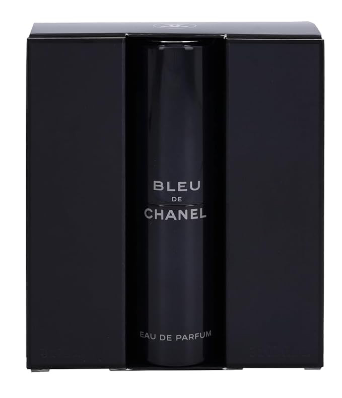 Chanel Bleu De Eau De Parfum Travel Spray for Men 3 X 0.7 Oz, 2.1 Fl Oz, 3 pc set (purse spray)
