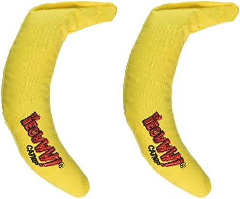 Yeowww! Yellow Banana Catnip Toy (2 Pack)