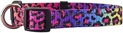 Native Pup Reflective Dog Collars (Small, Leopard)