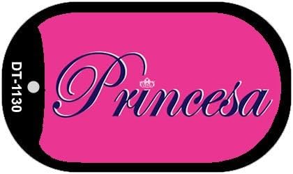 Smart Blonde Princesa Metal Novelty Dog Tag Necklace DT-1130