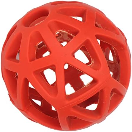 Dog Toy Ball - Hollow Dog Ball Bite Teeth Grinding Interactive Rubber Pet Chewing Ball Toy for Indoor Outdoor (Small)