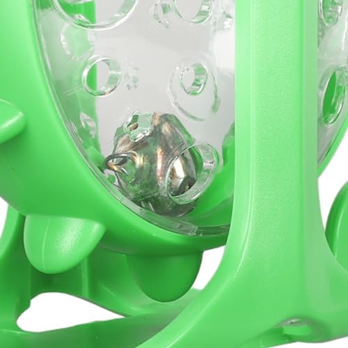 CCYLEZ Cat Slow Feeder Toy, Interactive Windmill Shape Puzzle Feeder with Suction Cup for Cats and Small Dogs Green Plastic