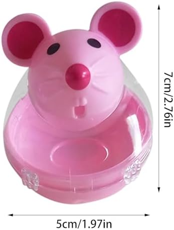 Cat Treat Toy Dispenser Small Slow Feeder Interactive Adjust Diet Exercise