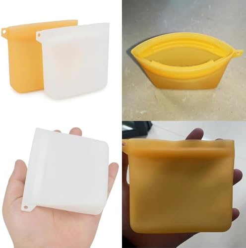 2 Pack Dog Treat Pouch Mini Training Bag with Closure Seal Clip 4oz Silicone Waterproof Pouches Carrier Dispenser for Puppy Small Dogs Pet Snack Leash Attachement