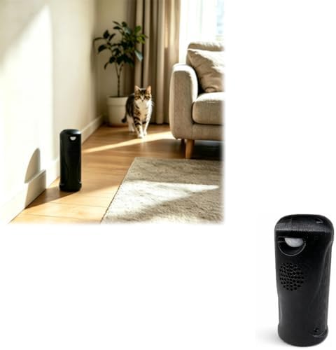Motion-Activated Cat Deterrent with Custom Sound & USB Recharging