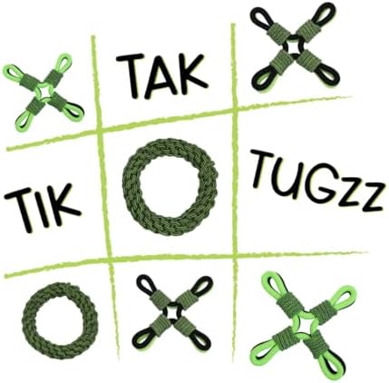 Jolly Pets TIK-Tak-Tugzz Woven Rope Dog Toy, O Shape, Large/XL