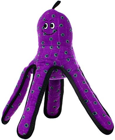 TUFFY® - 2 Pack Original : Octopus Dog Toy : : Ultra Durable Plush Toy with Multiple Layers & Reinforced Seams, Washable and Floats, Original Construction